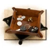Leather Travel Storage Organizer Tray for nightstand