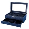 Leather/Carbon Fiber Watch Box Storage Box Organizer For Display Holder Case, Watch Gift Box