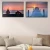 Import Led Canvas original painting lighthouse with pier sunset led canvas picture lighted up printing for home decor holiday gift from China
