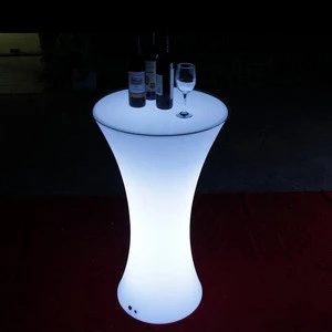 Led Glow furniture/Illuminated Led Bar Table/Light Up glow Table