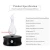 led humidifier diffuser Wood and Glass Essential Oil diffuser portable essential oil diffuser