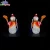 Import LED light christmas pvc snowman with hats for decoration from China