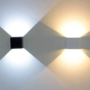 LED Square Round Indoor Wall Lamp Waterproof Adjustable Wall LED Light for Hotel Aisle