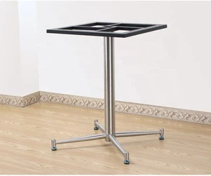Leisure Stainless Steel Cross-bottom Coffee Table Furniture Legs