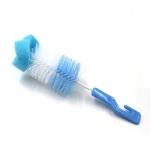 Long Handle Glass Coffee Cup Sponge Scrub Bottle Cleaning Brush