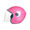 Low Price Cool Plastic Weight Material half Face Motorcycle Jet Helmets with double Visor