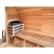 Import Low price wholesale red cedar barrel sauna room with sauna heater from China
