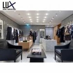 LUX Design Professional Customized clothing design,clothing shop fitting display For Shop Furniture