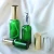Import Luxury 5ml 10ml 15ml 30 ml 1oz mini aluminum mist spray green glass perfume bottle for packaging (GRG14) from China