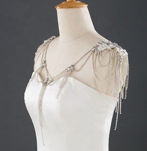 Luxury Beaded Crystal High Quality Wedding Accessories Wrap Bolero jacket