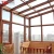 Import Luxury Fabricated Aluminum and wooden sunroom garden room with insulating glass from China