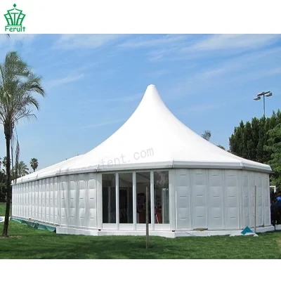 Luxury Glass ABS PVC Wall 10X20m Pagoda Canopy Tents