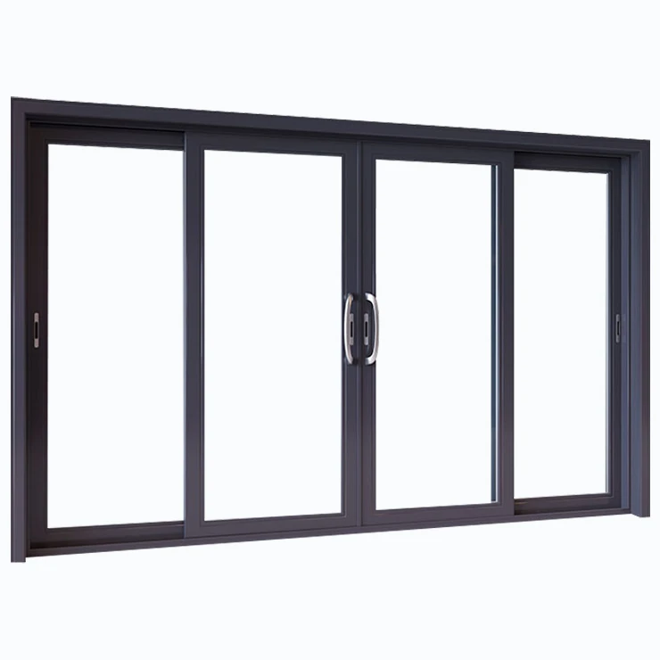 luxury house exterior security patio aluminium glass sliding door 4 panel sliding door