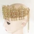 Import Luxury Wedding Bride Big Size Head Jewelry Arabica Sparkling Rhinestone Hair Chain Classic Metal Hair Accessory from China