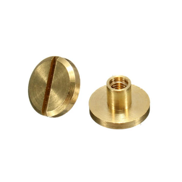 M2 M2.5 M3 M4 M6 solid brass chicago rivet for wallet and leather