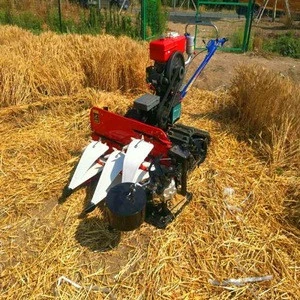 Made in China High Capacity rice harvesting and cutting bundling machine/ alfalfa reed paddy rice reaper binder