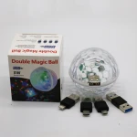 Magic Colorful home party Night disco club lighting Stage Romantic dj Ball lights led mini usb party disco dj lights