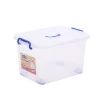 Manufacture 55L Large Clear Plastic Storage Boxes &amp; Bins with wheels