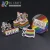 Import Manufacture custom metal rainbow shoes lapel pins badges for clothes with your own design from China