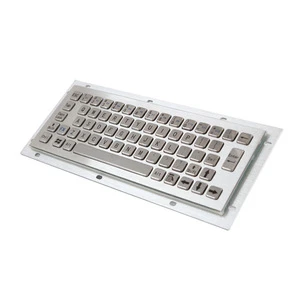 Manufacture Stainless steel button mountable usb keyboard for Industrial use