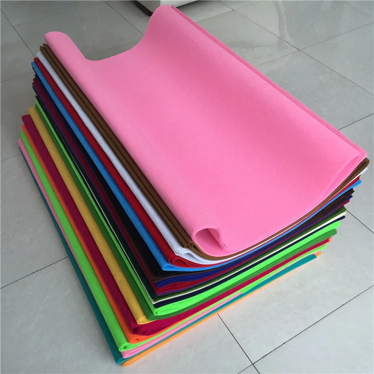 Manufacturer 100% Polyester Needle Punched Nonwoven Fabric Felt Cloth