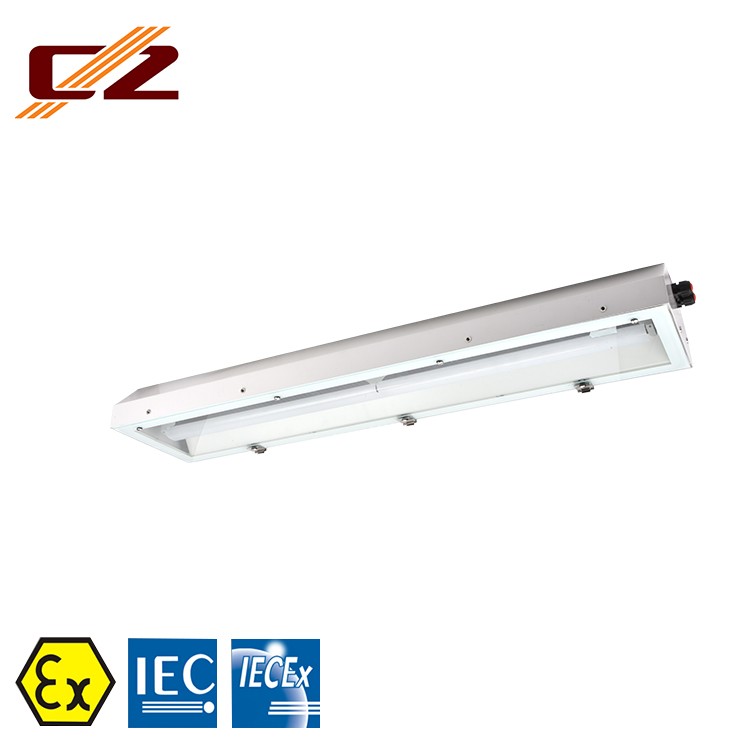 Manufacturing Explosion Proof LED Fluorescent Light 1x30W And 2x30W Stainless Steel Material