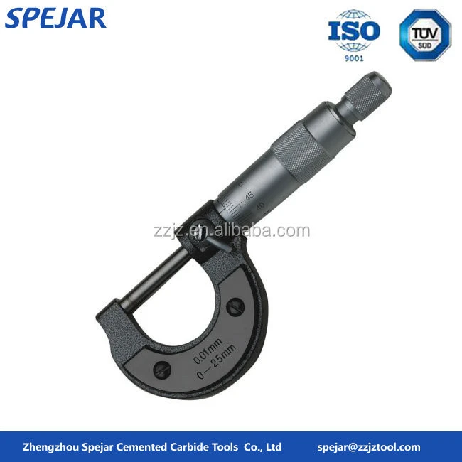 Mechanical Outside Micrometer 0-25mm 0.01mm High Quality