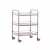 MEDICINE TROLLEY  factory direct price stainless steel hospital trolley  laundry product stainless steel hospital trolley