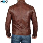 Men Fashion Wear Cowhide Leather Jacket