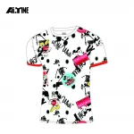 Mens custom T-shirt digital printing T-shirt