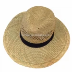 Men's 100% straw cowboy hat