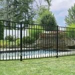 Metal fence pickets privacy safety fences new fence designs