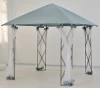Metal Garden Gazebo  3 x 3 m Pavilion Awning Canopy Sun Shade Shelter