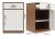 Import Metal low cabinet, drawer storage cabinet under the table from China