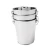 Import Metal Stainless Steel Ice Bucket,Mini French Fries Bucket with Carrying Handle from China