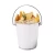 Import Metal Stainless Steel Ice Bucket,Mini French Fries Bucket with Carrying Handle from China