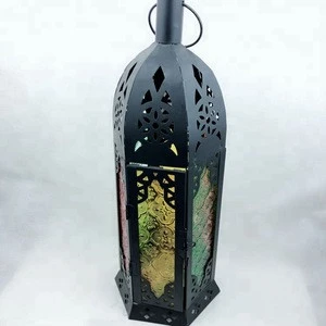Metal Table Lamps Candle holder Hurricane Lantern for home or wedding decoration