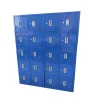 Metal tool cabinet with hook board used for workshop staff lockers