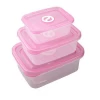 Microwave 3pcs takeaway food container from shantou shunxing plastic factory