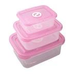 Microwave 3pcs takeaway food container from shantou shunxing plastic factory