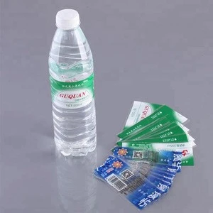 Mineral water bottle pvc shrink film printing label design