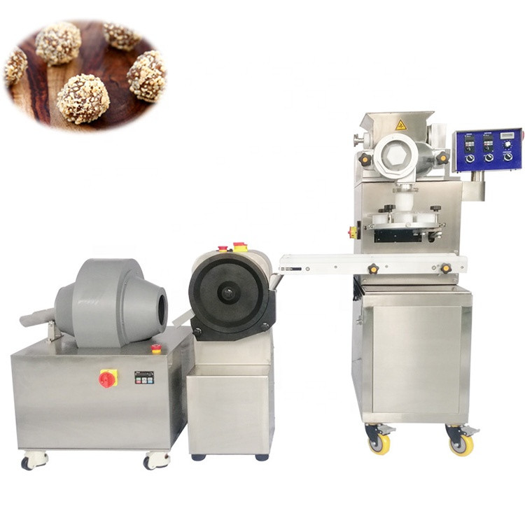 Mini automatic bounty truffles maker machine with coating equipment