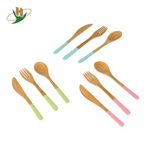 Mini Bamboo Spoons Utensil Set