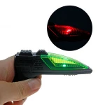 mini BO 8 sounds gun with colorful led light mini plastic gun tag gun