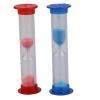 Mini colorful plastic sand timer for promotional gifts