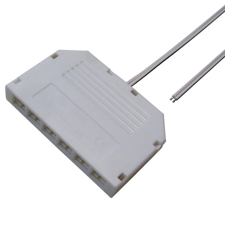 mini dupont AMP led verteiler schalter with 304 online toggle switch + DC female jack 5521mm for led cabinet puck light