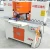 Import MJ350 high speed double saw photo frame wood aluminum 45 degrees angle saw cutting machine from China