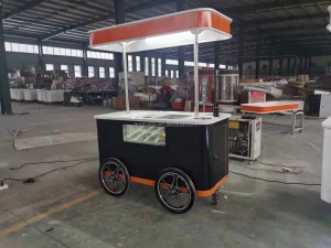 mobile food cart food trailer ice cream snacking food vending carts