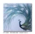 Import Modern Abstract Unframed 3d Peacock Canvas Handmade Wall Art Oil Painting from China