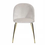 Modern Classic Velvet Upholstered Side Chair Kitchen Dining Furniture